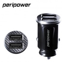 【Peripower】PS-U18 極速 4.8A 大電流輕量車充-黑色