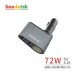 【Soodatek】點菸器+雙孔USB 3.1A 鋁合金車充 (SC1U2-AL531SI)
